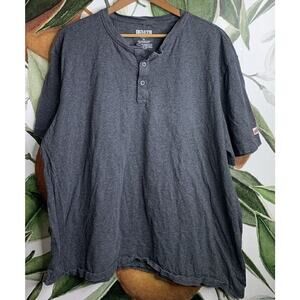 Duluth Trading Co XL Standard Fit Organic Cotton Gray Short Sleeve Tee Shirt